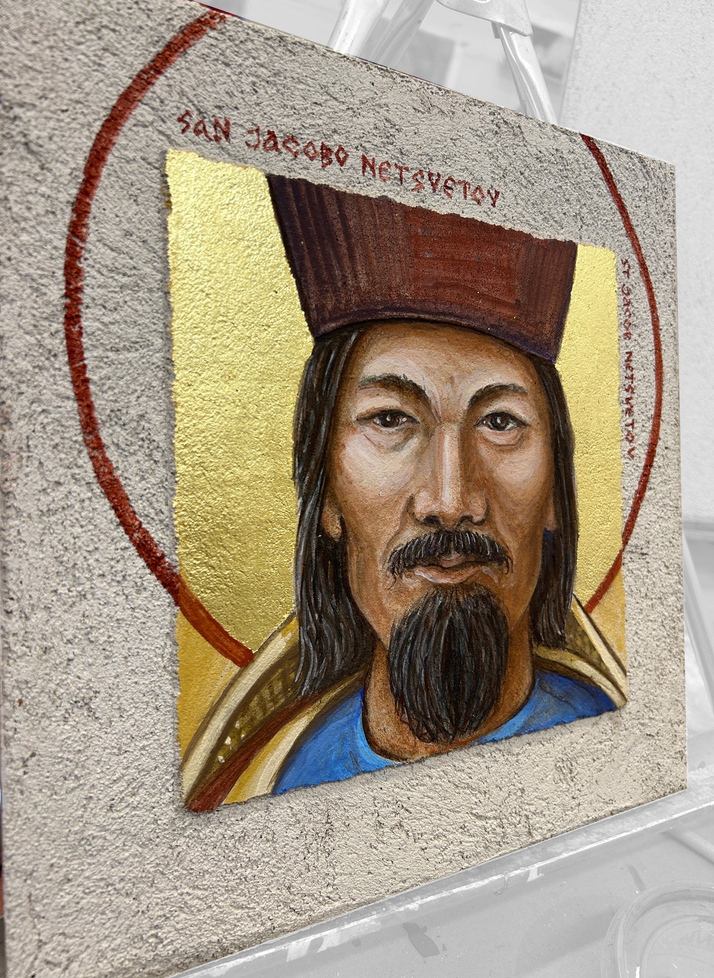 Saint Jacob Netsvetov of PM - Santo Jacobo Netsvetov - Buon Fresco Icon