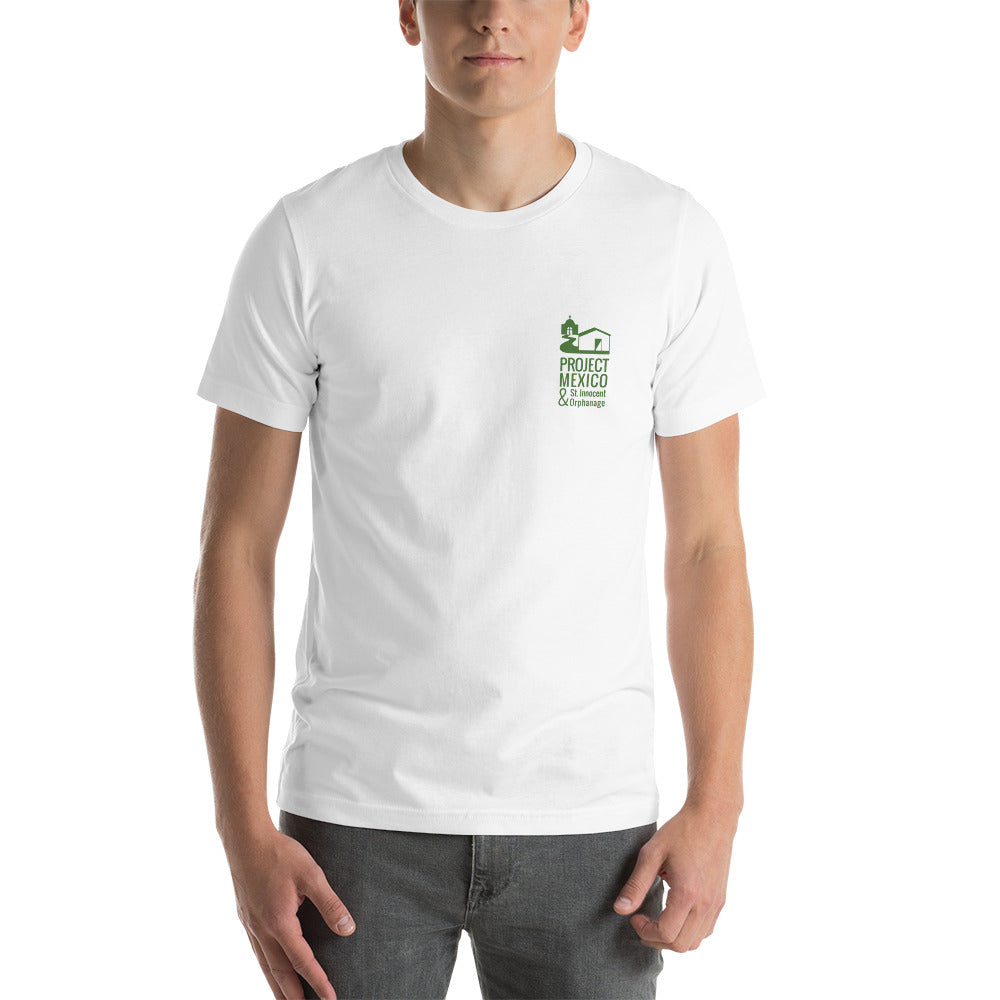 Classic Flag Project Mexico White Unisex t-shirt – Project Mexico Tienda