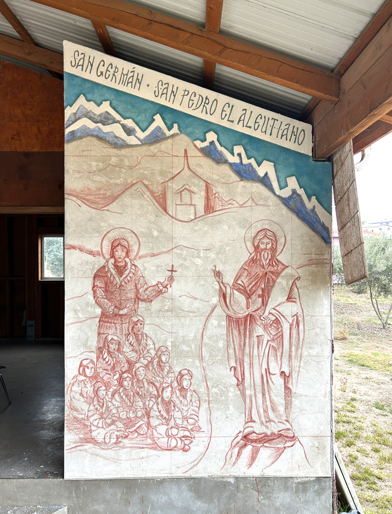 Saint Peter the Aleut Martyr of PM - Santo Pedro El Aleutiano - Buon Fresco Icon