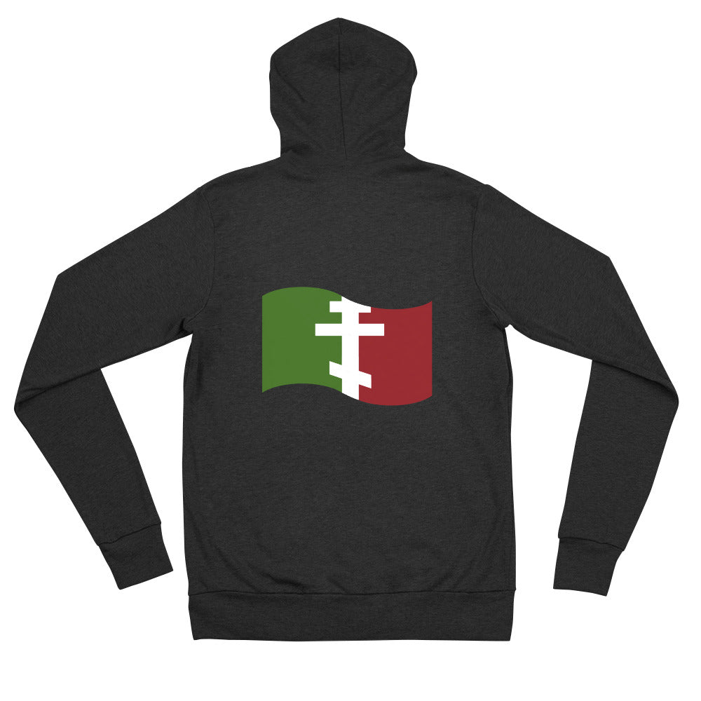Classic Flag Project Mexico Unisex zip hoodie