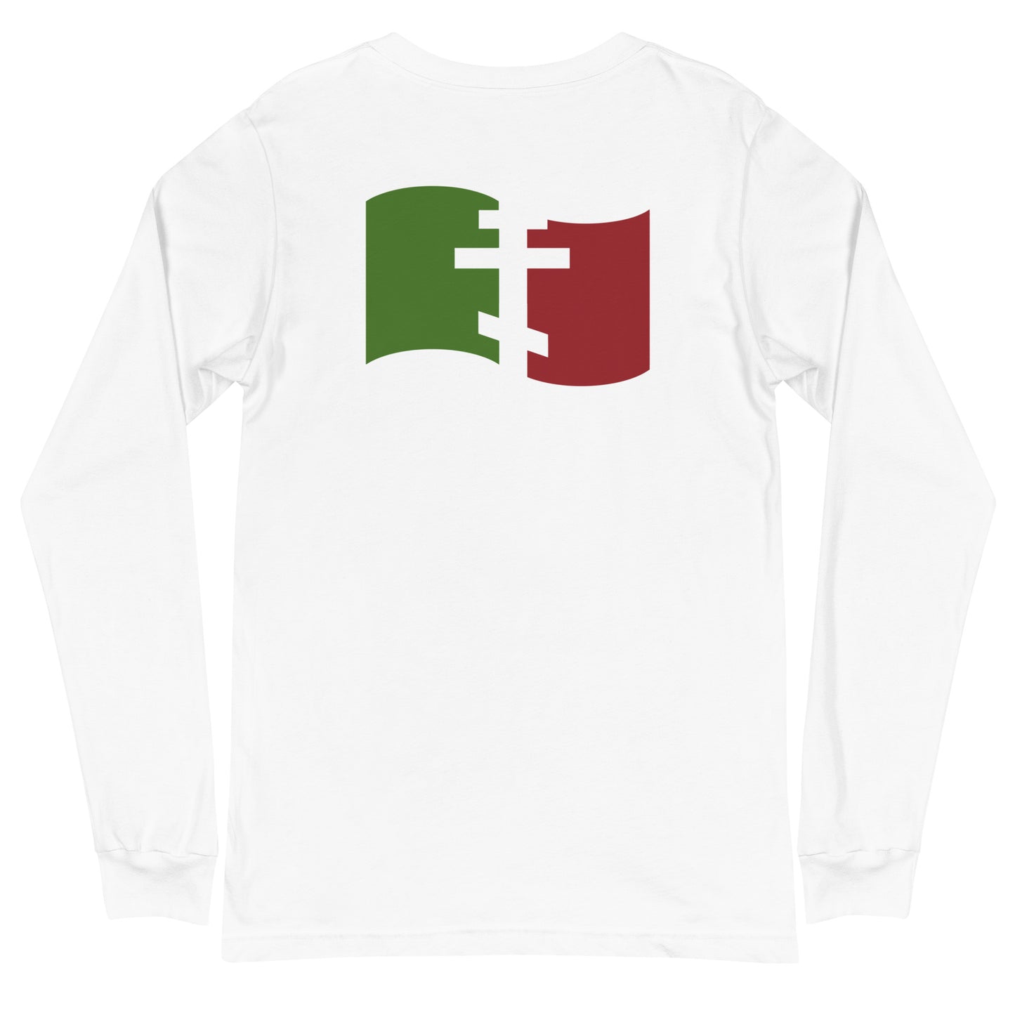 "Classic Flag" Project Mexico Unisex White Long Sleeve Tee