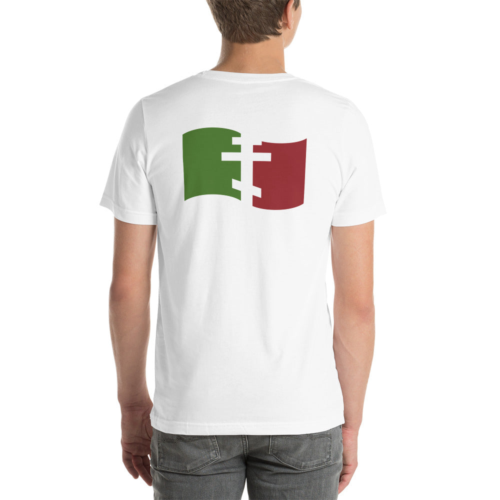 Classic Flag Project Mexico White Unisex t-shirt